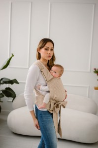 KAVKA handy PRO / vanilla braid cotton - nosidełko regulowane