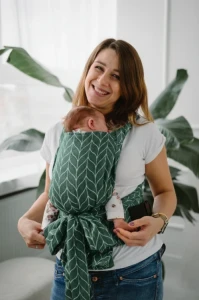 KAVKA handy PRO / fern braid bamboo - nosidełko regulowane