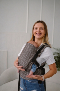 KAVKA multi-age  PRO / taupe braid bamboo - nosidło regulowane 