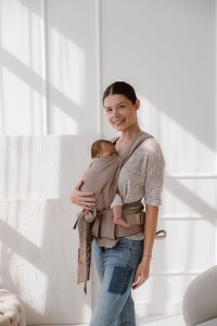 KAVKA handy PRO / walnut twill bamboo GOLD - adjustable carrier 